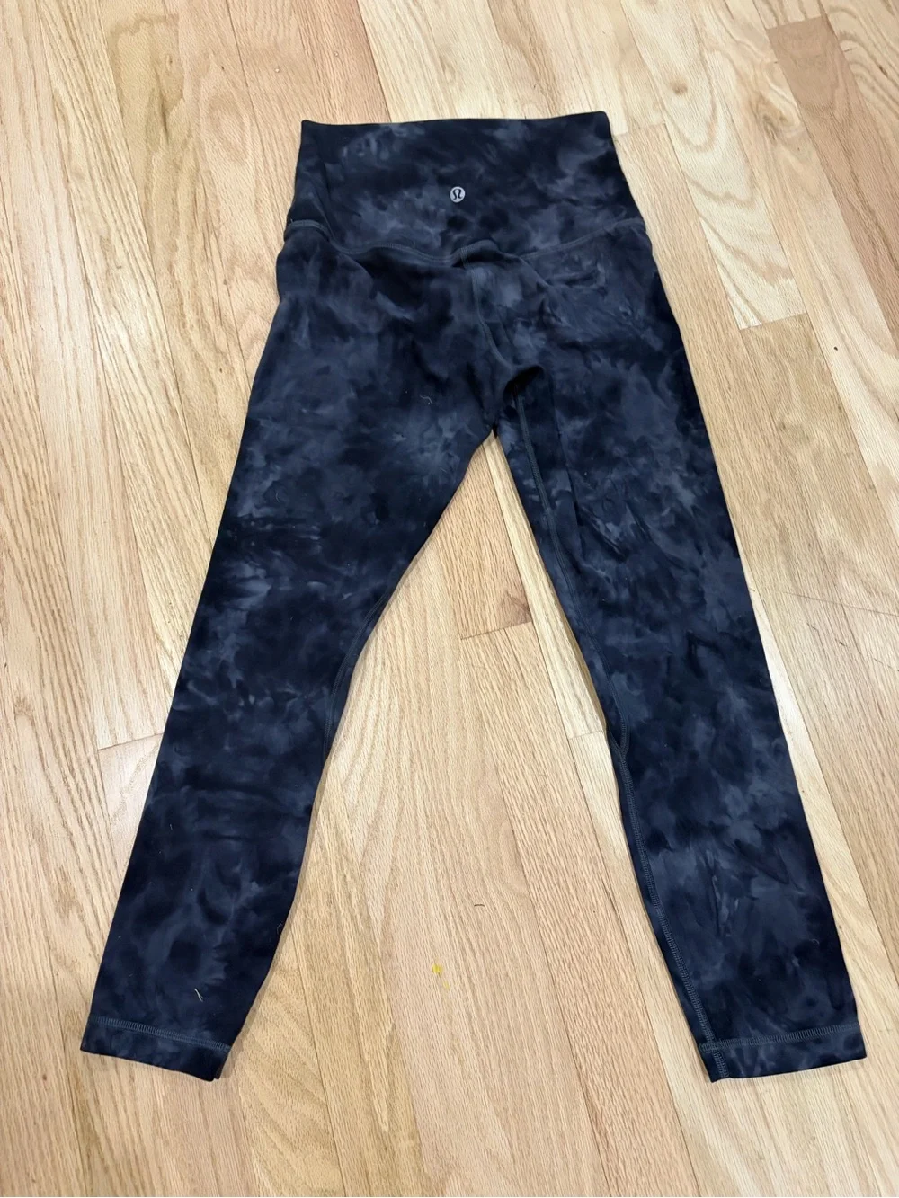 lululemon athletica Black Tie-Dye High-Waist Leggings